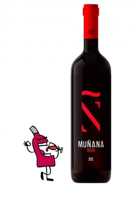 Muñana Ñ Rojo, tinto crianza de Granada